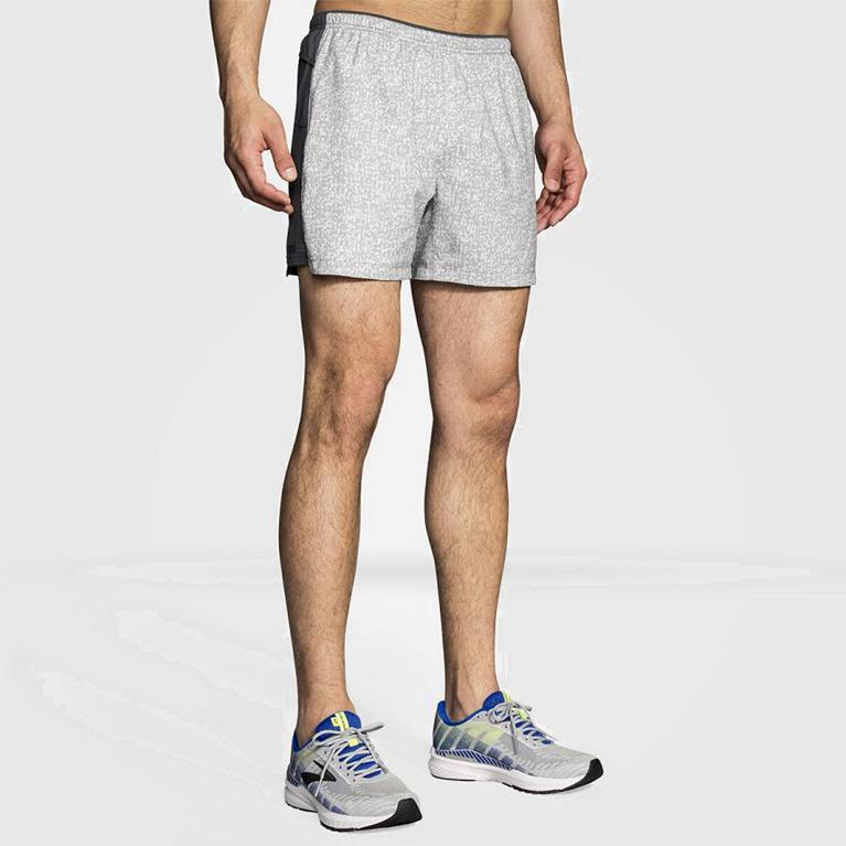 Calcoes De Corrida Brooks Sherpa 5 Masculino Brasil - Branco (07319KOZX)